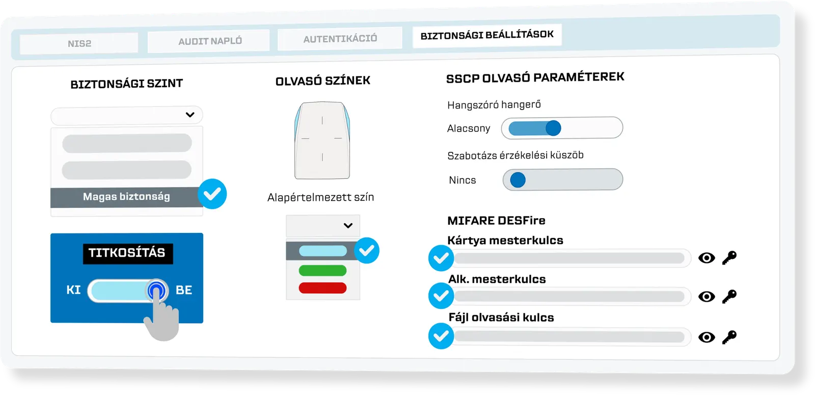 Representation image for Magas biztonsági szint - NIS2 kompatibilis